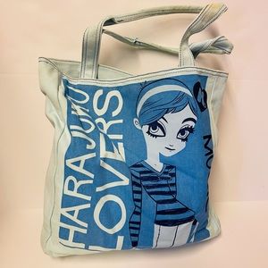 Harajuku Lovers Blue Music Tote Bag